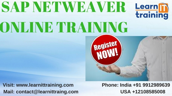 Live SAP NETWEAVER Online Training Classes By Experts